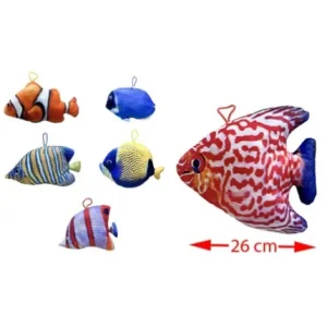 PELUCHE POISSON TROPICAL 26 CM