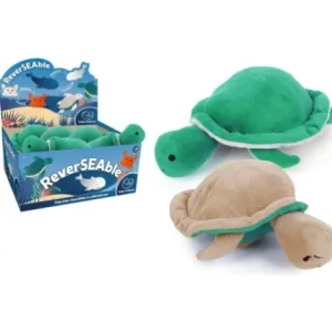 PELUCHE TORTUE REVERSIBLE 22 CM