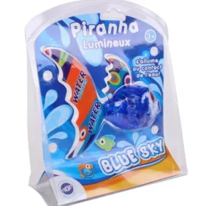 PIRANHA 17 CM LUMINEUX AU CONTACT DE L EAU