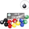 PORTE CLE BOULE DE BILLARD EN MOUSSE 40 MM