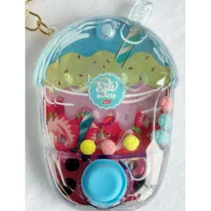 PORTE CLE JEU A EAU BUBBLE TEA 8.5*5.5 CM