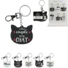 PORTE CLES PVC CHAT