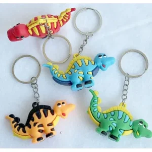 PORTE-CLE DINOSAURE 3D 6.5 CM