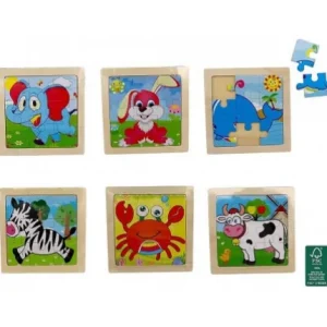 PUZZLE EN BOIS 11X11 CM