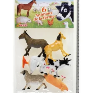 SACHET 6 ANIMAUX DE LA FERME