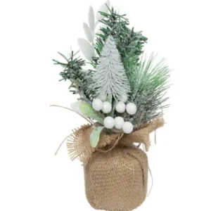 SAPIN PAILLETTES DECORE HAUTEUR 24 CM