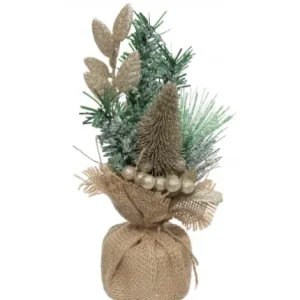 SAPIN PAILLETTES DECORE HAUTEUR 24 CM