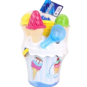 SEAU DE PLAGE GLACE 17 CM IMPRIME