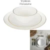 SERVICE DE TABLE PORCELAINE 12 PIECES