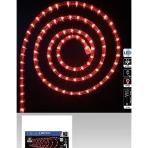 TUBE EXTERIEUR ET INTERIEUR LED 6 METRES ROUGE