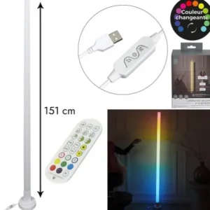 TUBE LED 151 CM AVEC TELECOMMANDE