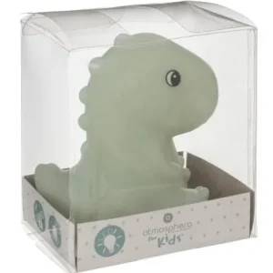 VEILLEUSE A PILE DINOSAURE HAUTEUR 14 CM